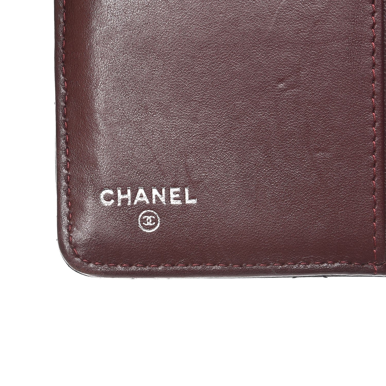 Chanel Lambskin Quilted Zipped Pocket Wallet Black 6 of 8