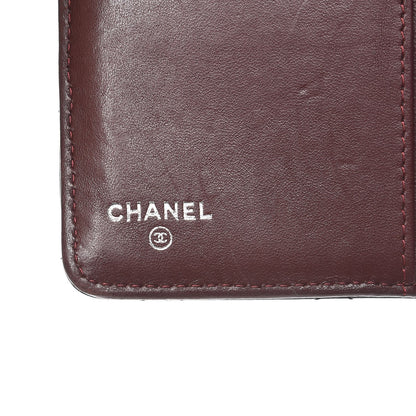 Chanel Lambskin Quilted Zipped Pocket Wallet Black 6 of 8