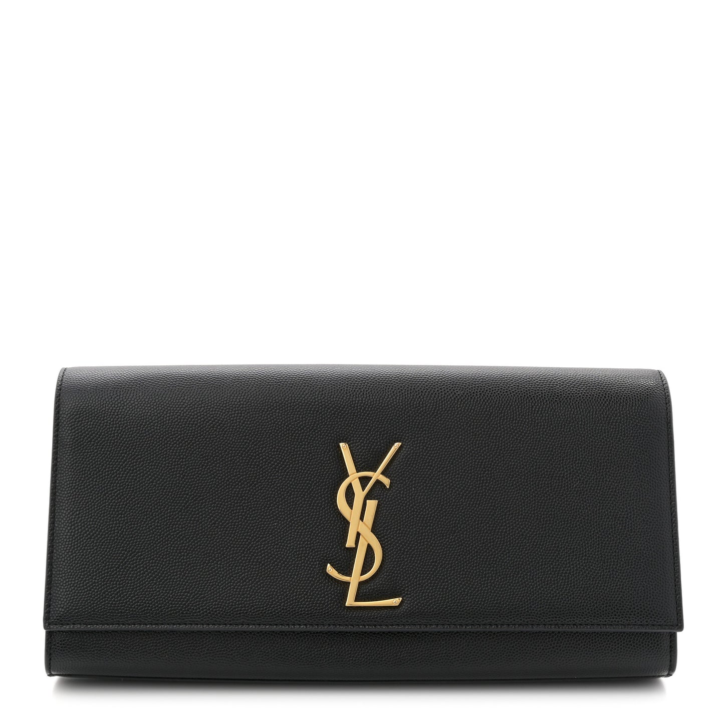 Grain De Poudre Monogram Cassandre Clutch Black