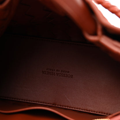 Bottega Veneta Suede Intrecciato Small Andiamo Shoulder Bag Rust 4 of 9