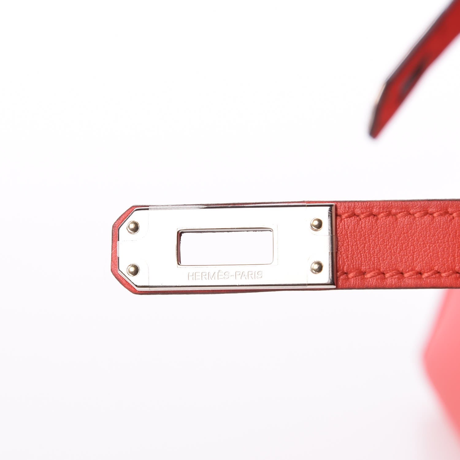 Hermes Swift Kelly Pochette Clutch Rouge Tomate 18 of 26