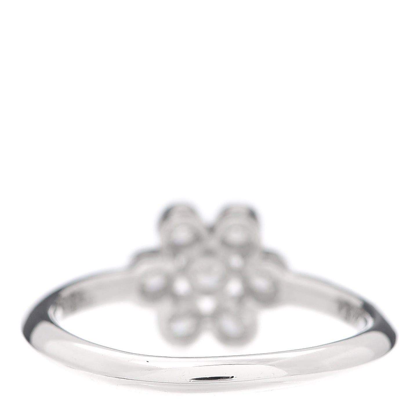 Platinum Diamond Enchant Flower Ring 49 5