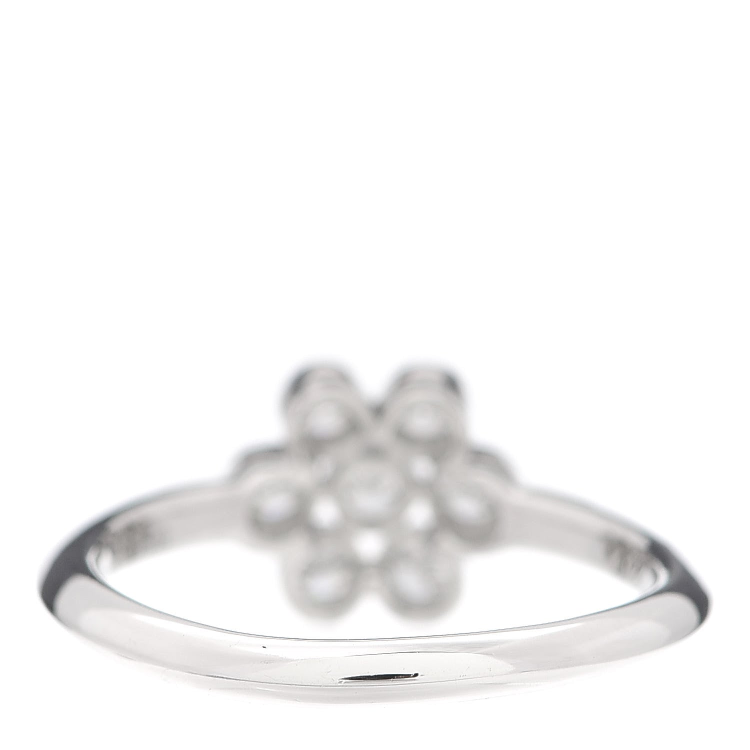 Tiffany Platinum Diamond Enchant Flower Ring 49 5 4 of 6