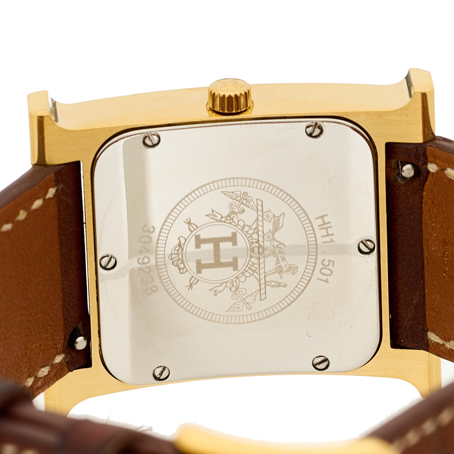 Stainless Steel Barenia 26mm Heure H Hour Quartz Watch Fauve