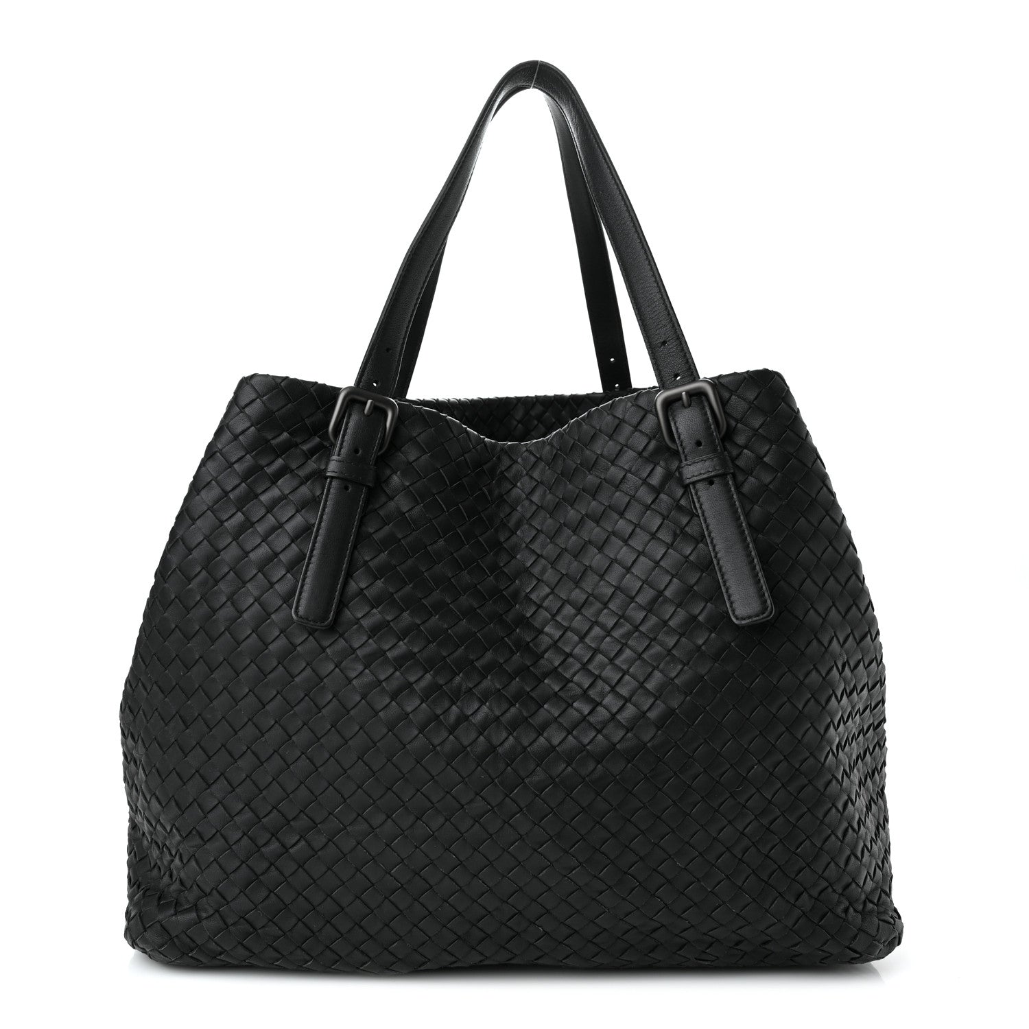 Bottega Veneta Nappa Intrecciato Medium Seamless Tote Black 1 of 10