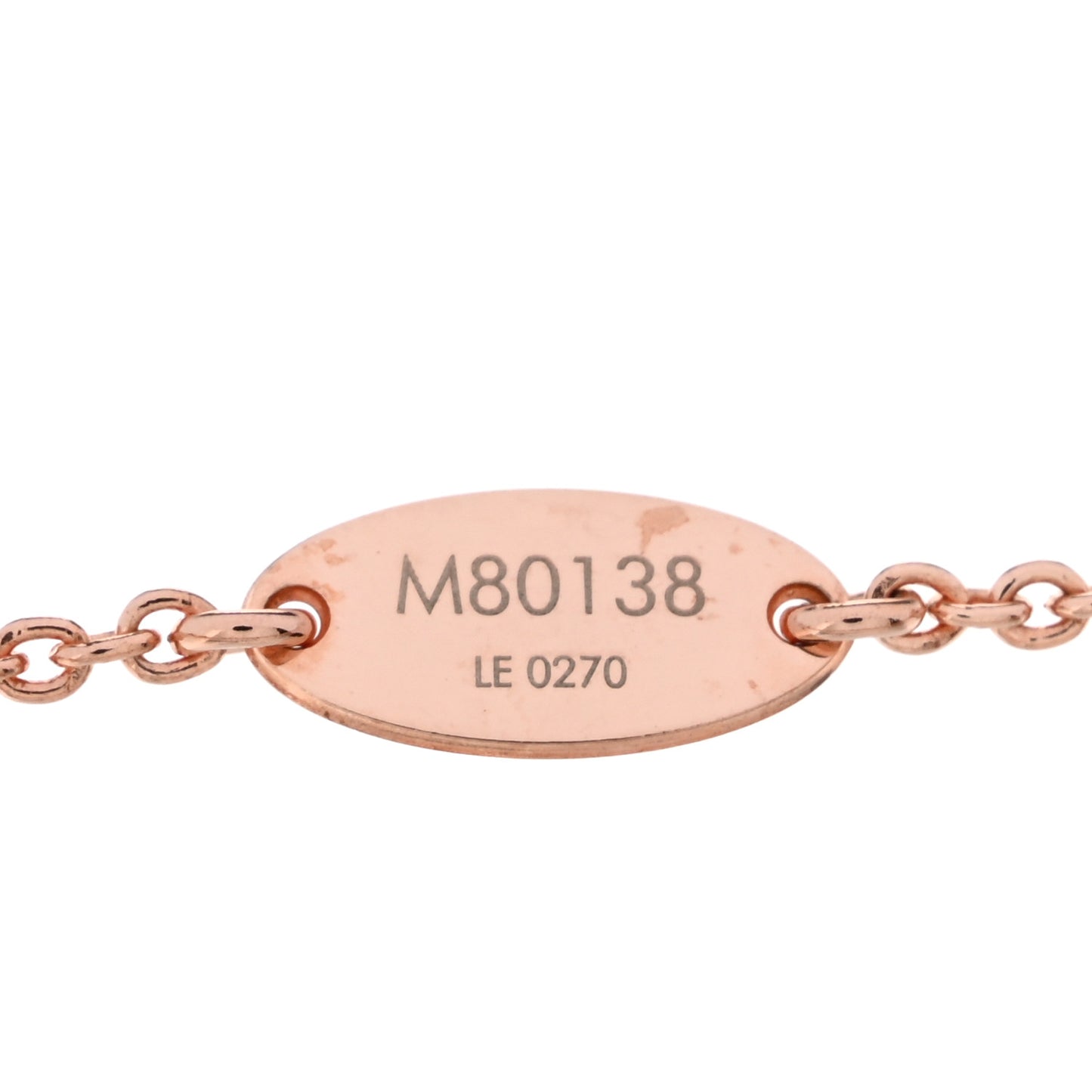 Brass Pink Gold Finish Essential V Bracelet