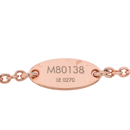 Louis Vuitton Brass Pink Gold Finish Essential V Bracelet 4 of 4