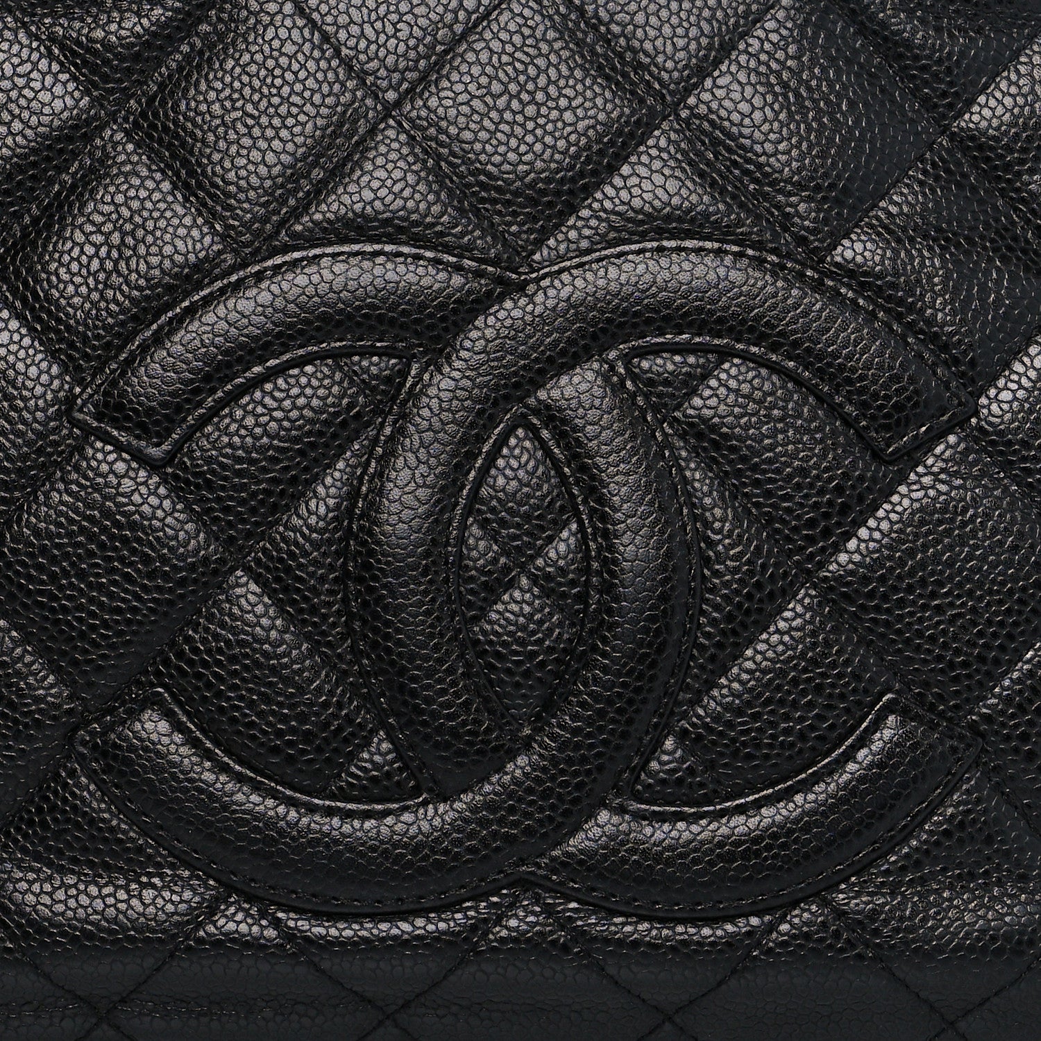 Chanel Caviar Quilted Timeless CC Shoulder Bag Black 8 of 11