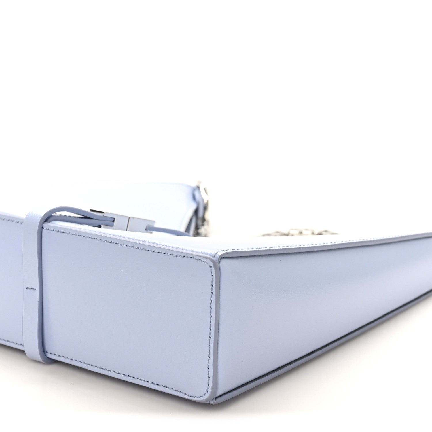 Givenchy Box Calfskin Mini Cut Out Shoulder Bag Baby Blue 9 of 9