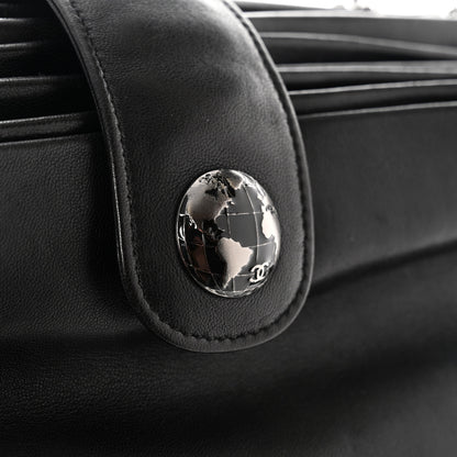 Chanel Lambskin Accordion Globe Clutch Black 8 of 12