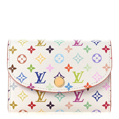 Louis Vuitton LV X TM Monogram Multicolor Rosalie Coin Purse White Kawaii Pink 1 of 7
