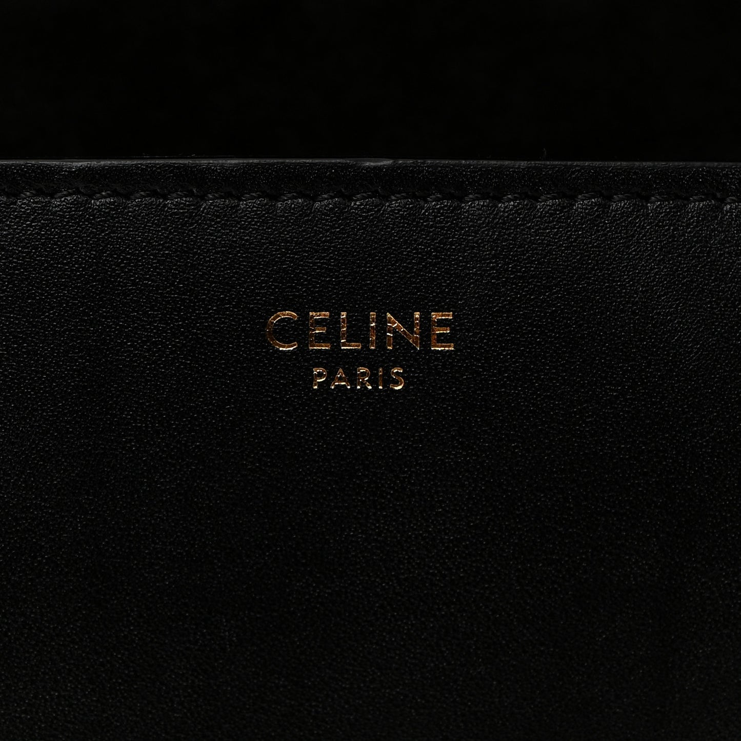 Smooth Calfskin Cuir Triomphe Folco Crossbody Bag Black