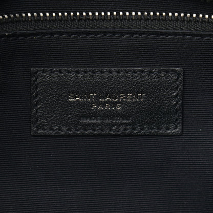 Saint Laurent Crinkled Calfskin Matelasse Monogram Medium Niki Chain Satchel Dark Green 6 of 12