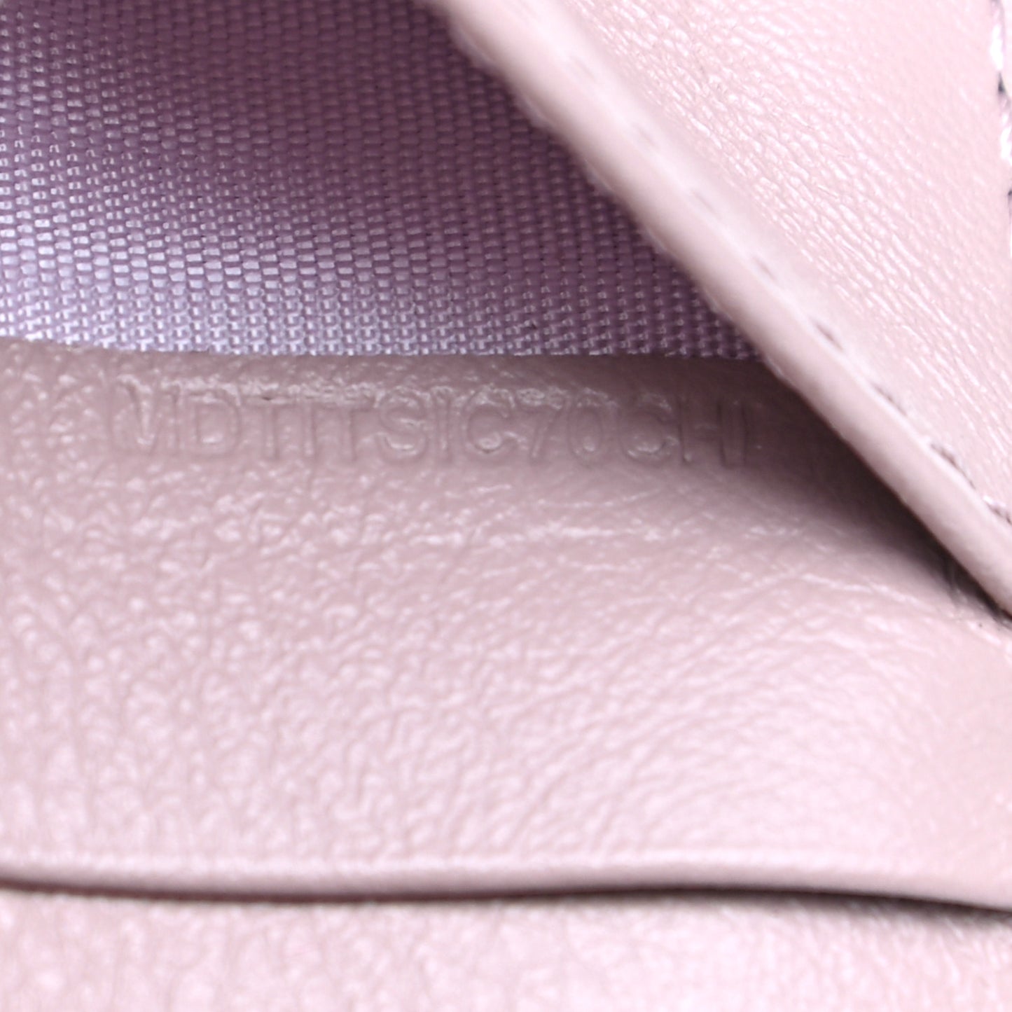 Patent Glitter Porter Continental Wallet Pale Orchid
