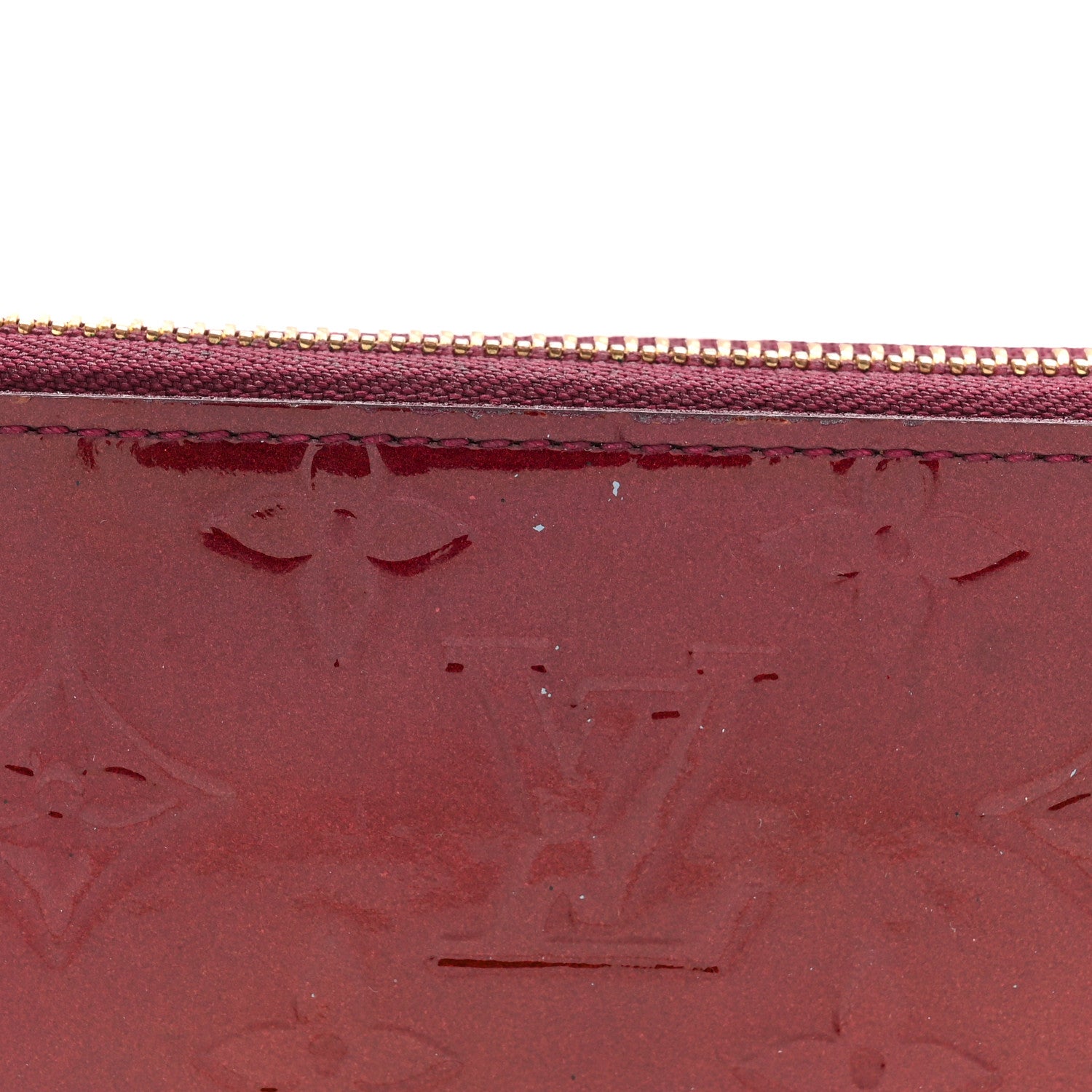 Louis Vuitton LOUIS VUITTON Vernis Zippy Wallet Rouge Fauviste 11 of 13