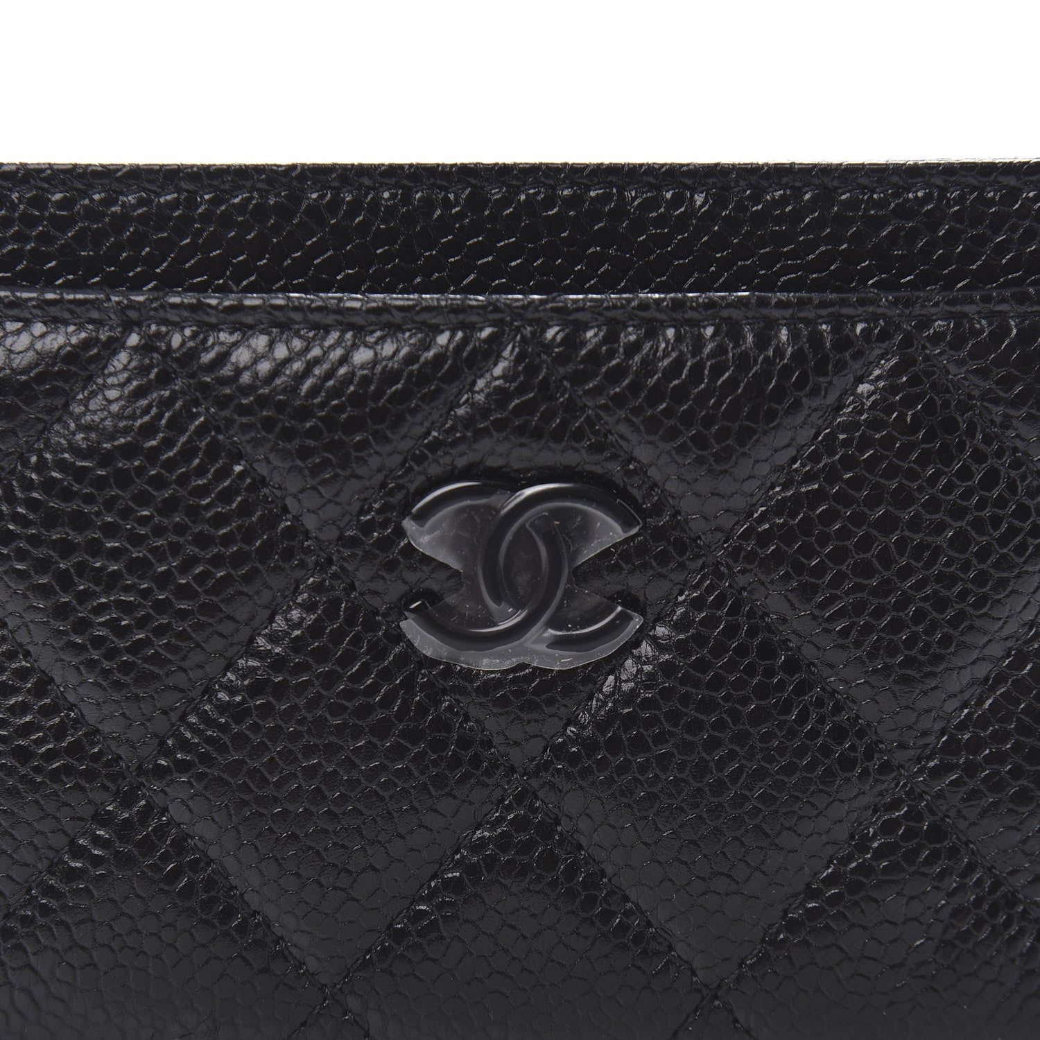 Chanel Caviar Quilted Incognito Card Holder Black 9 of 10