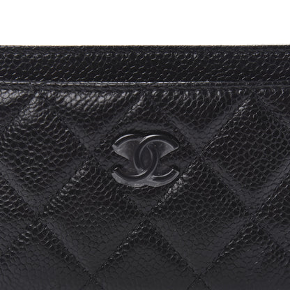 Chanel Caviar Quilted Incognito Card Holder Black 9 of 10
