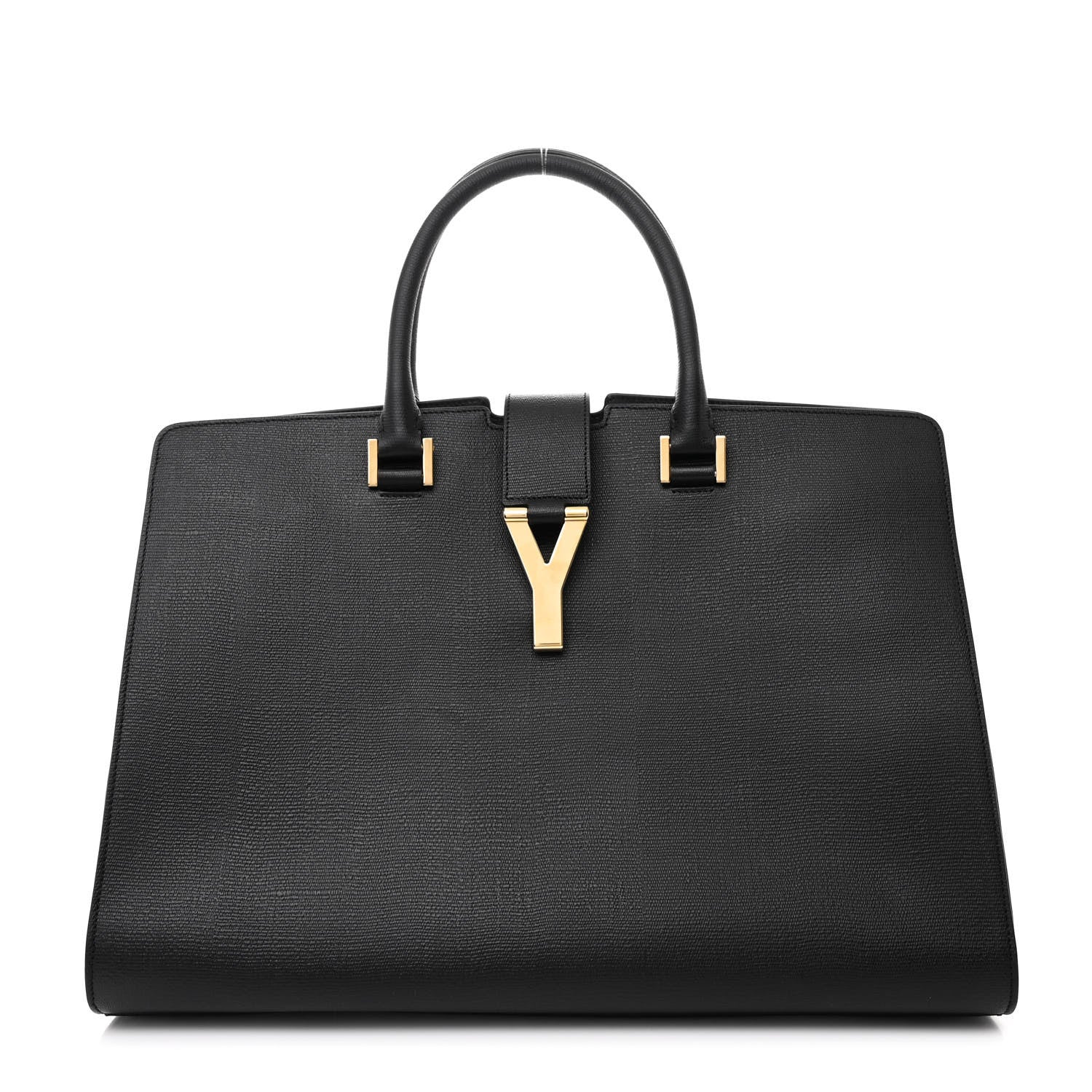 Saint Laurent Textured Calfskin Medium Classic Y Cabas Black 1 of 10