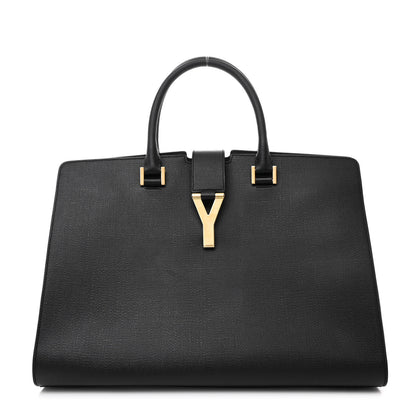 Saint Laurent Textured Calfskin Medium Classic Y Cabas Black 1 of 10