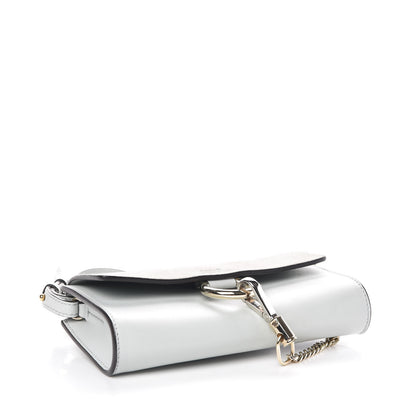 Chloe Suede Calfskin Mini Faye Shoulder Bag Airy Grey 4 of 8