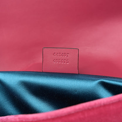 Gucci Velvet Matelasse Small GG Marmont Shoulder Bag Light Raspberry Rose 6 of 10