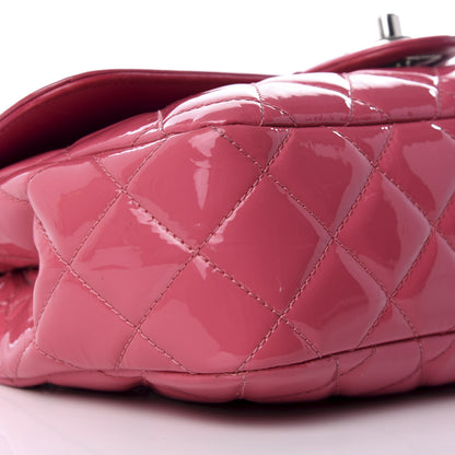 Chanel Patent Quilted Large Coco Shine Flap Pink 5 of 7