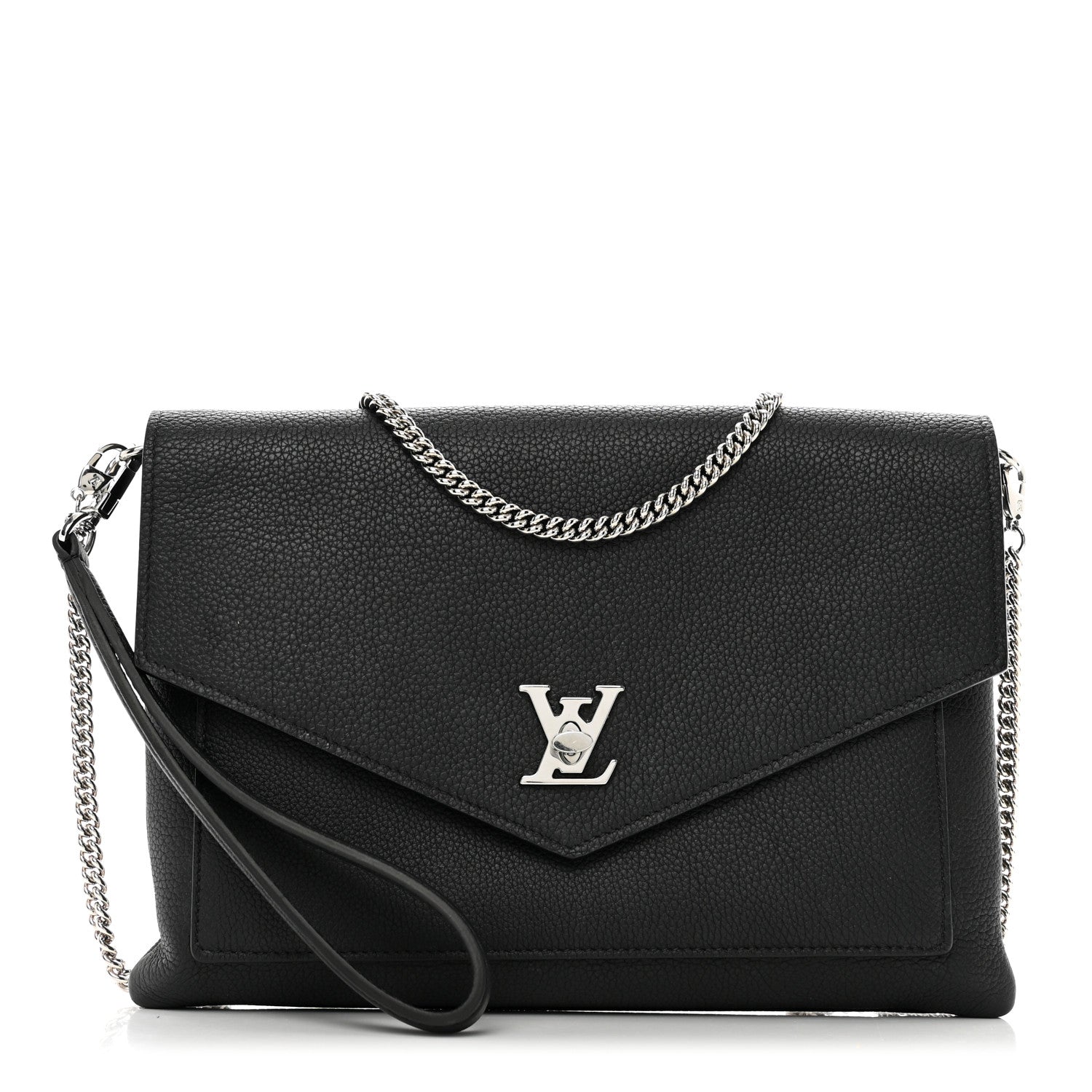 Louis Vuitton Soft Calfskin My Lockme Pochette Black 1 of 8