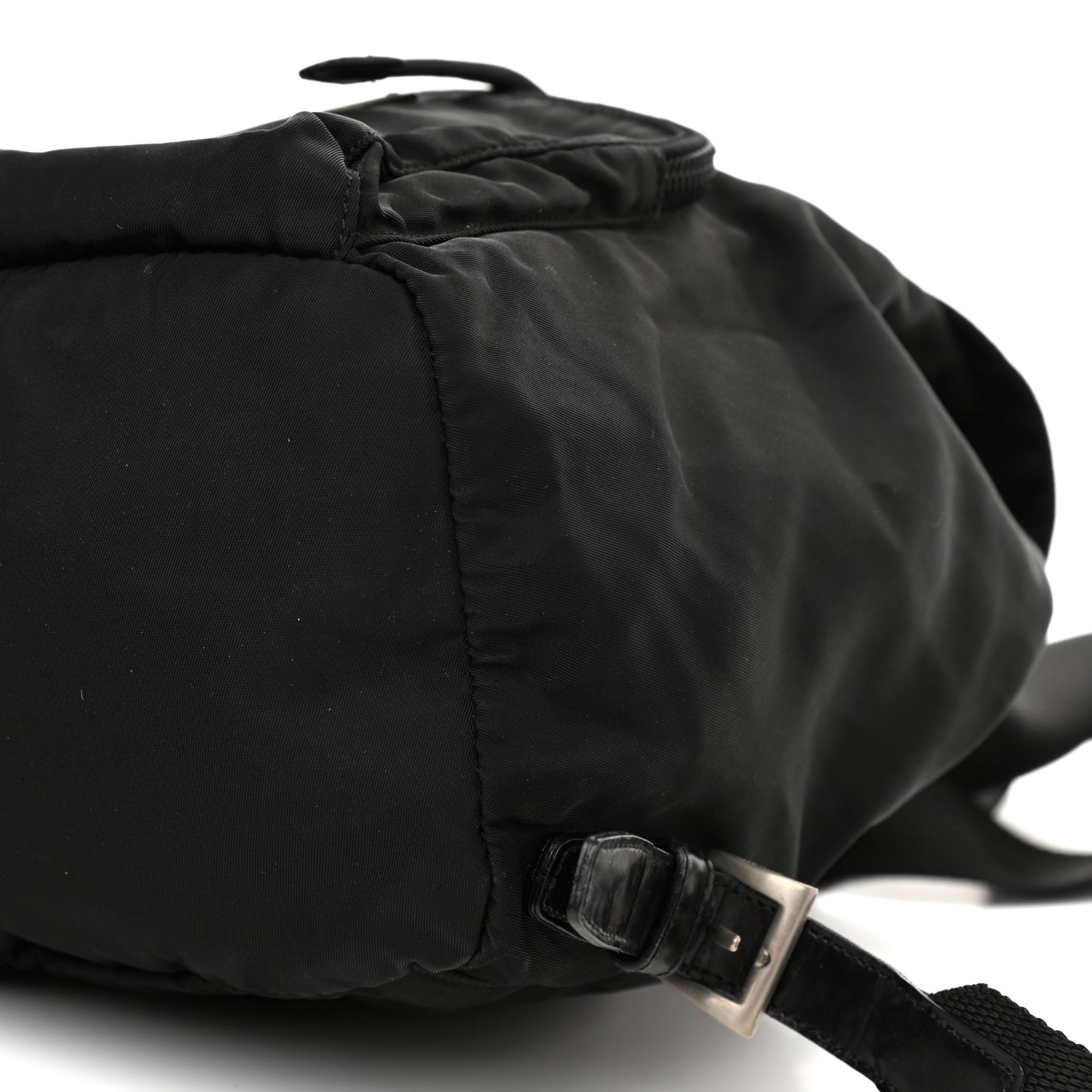 Nylon Vela Mini Cinch Backpack Black