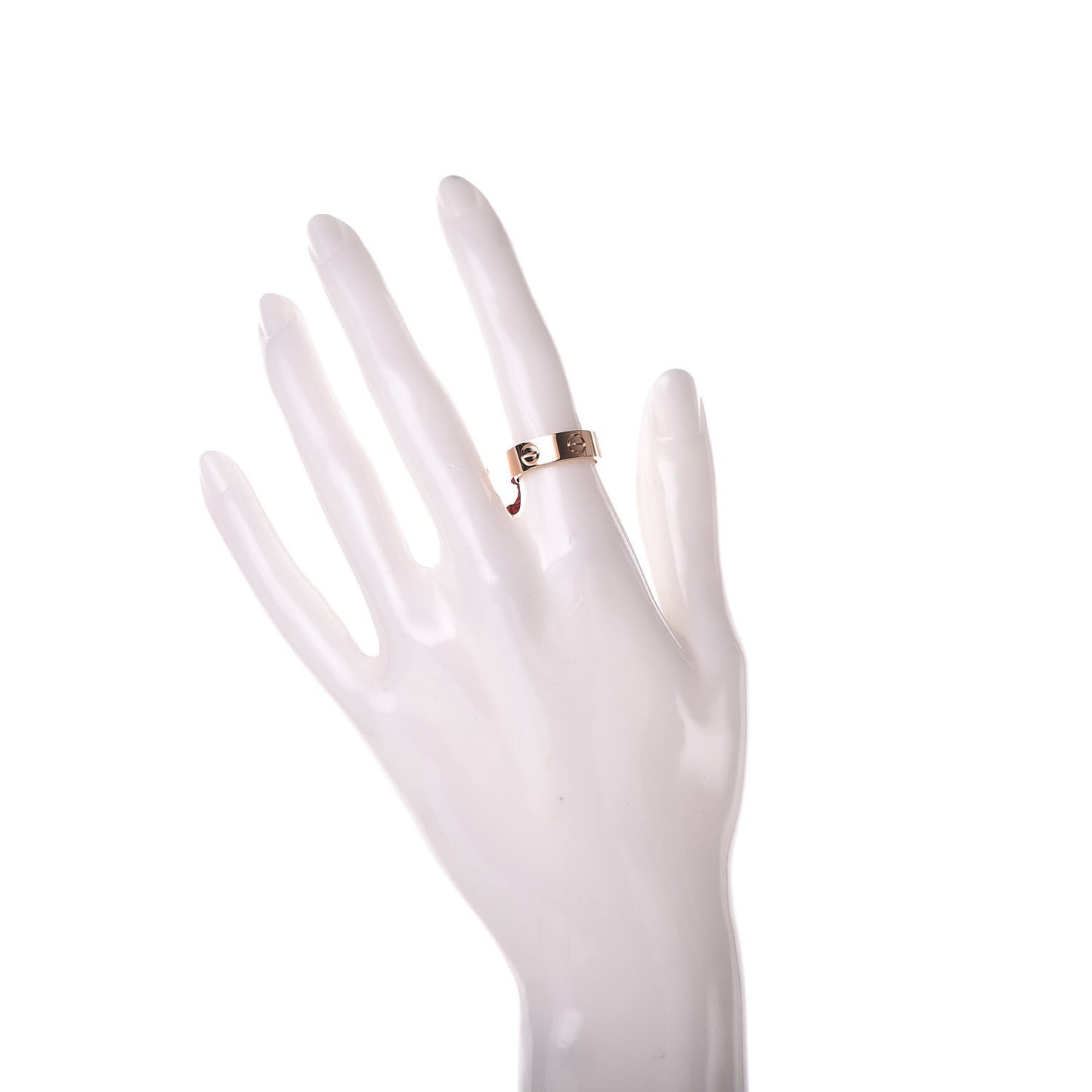 18K Pink Gold 5.5mm LOVE Ring 50 5.25