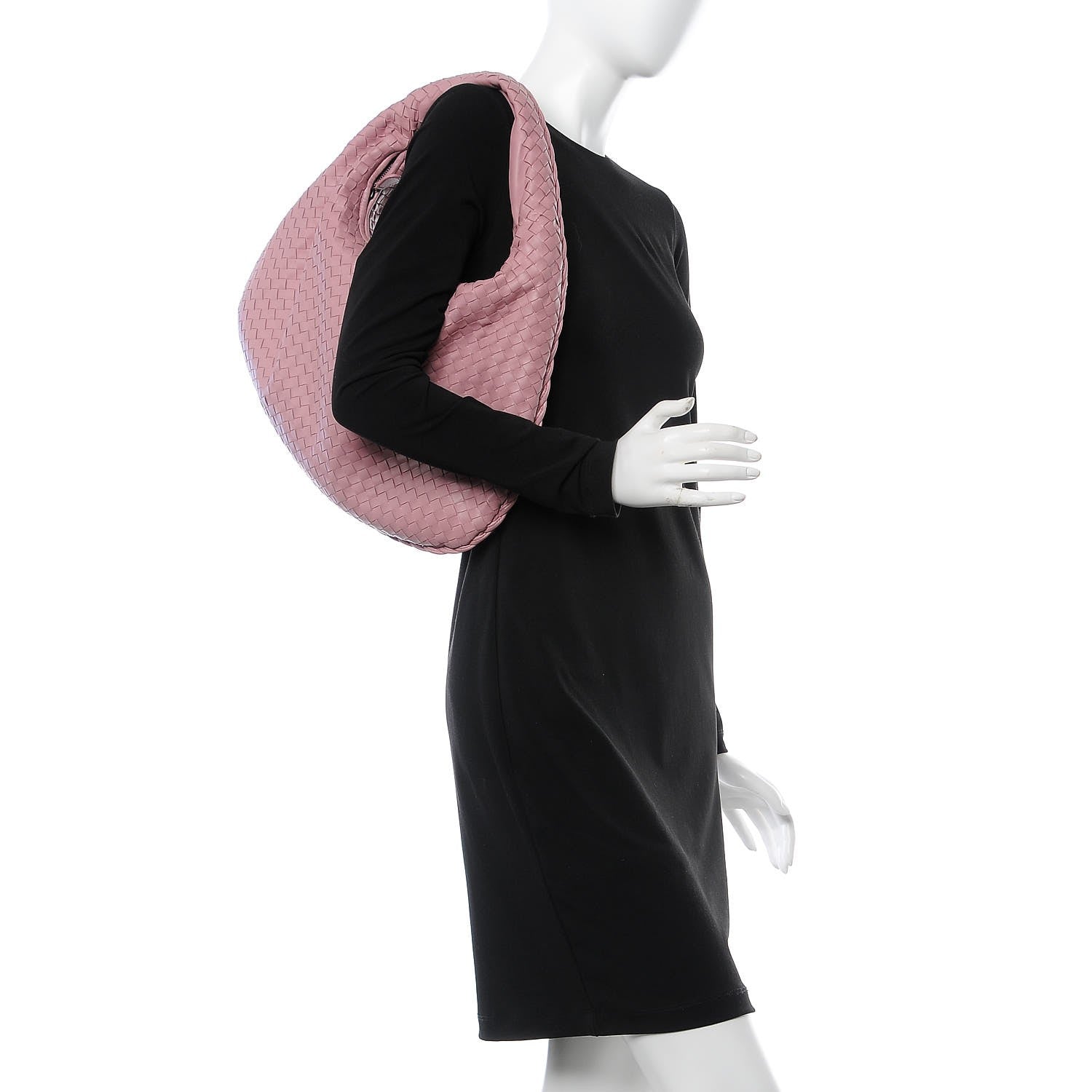 Bottega Veneta Nappa Intrecciato Large Veneta Hobo Glicine 2 of 8