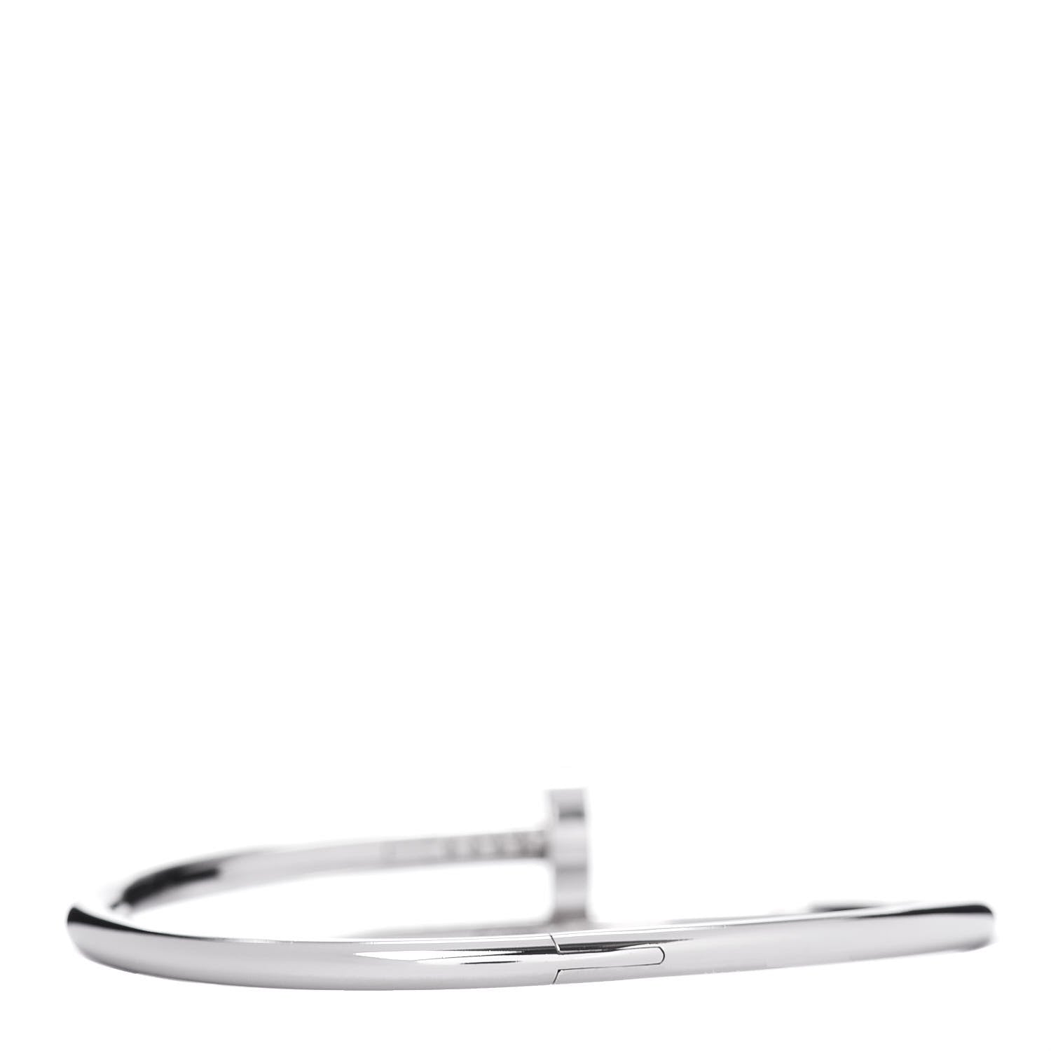Cartier 18K White Gold Juste Un Clou Bracelet 17 3 of 4