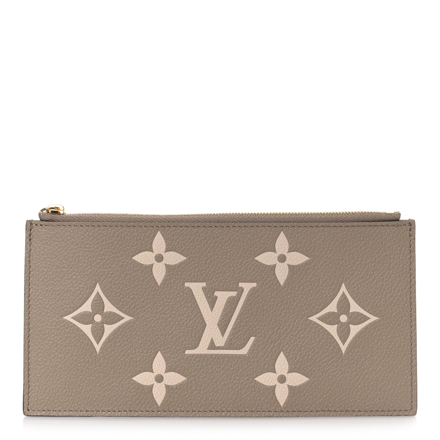 Empreinte Monogram Giant Pochette Felicie Zippered Insert Tourterelle Creme