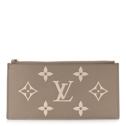 Louis Vuitton Empreinte Monogram Giant Pochette Felicie Zippered Insert Tourterelle Creme 1 of 8