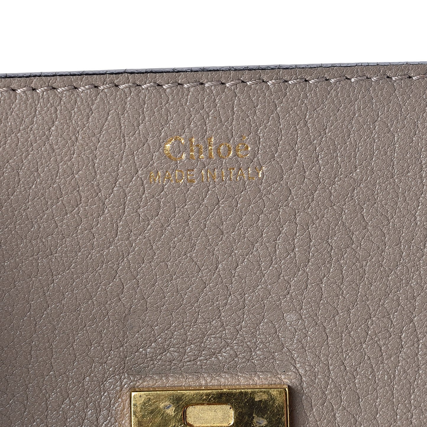 Grained Lambskin Mini Drew Shoulder Bag Motty Grey