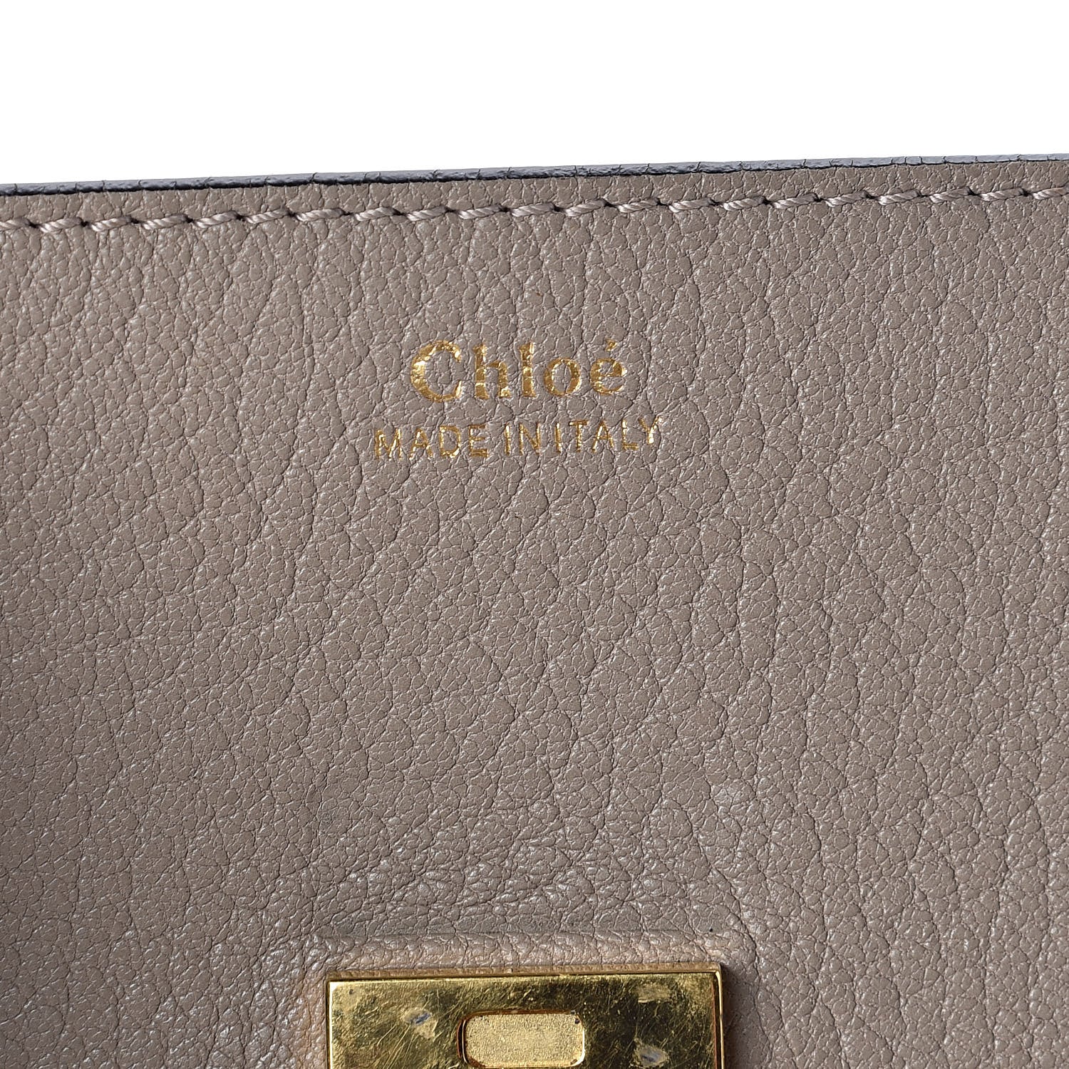 Chloe Grained Lambskin Mini Drew Shoulder Bag Motty Grey 6 of 12