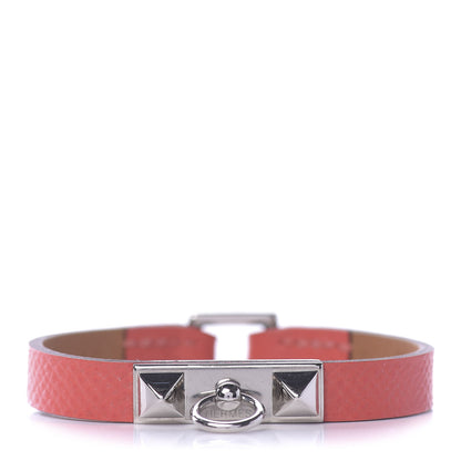 Hermes Epsom Micro Rivale Bracelet XS Rose Jaipur 1 of 6