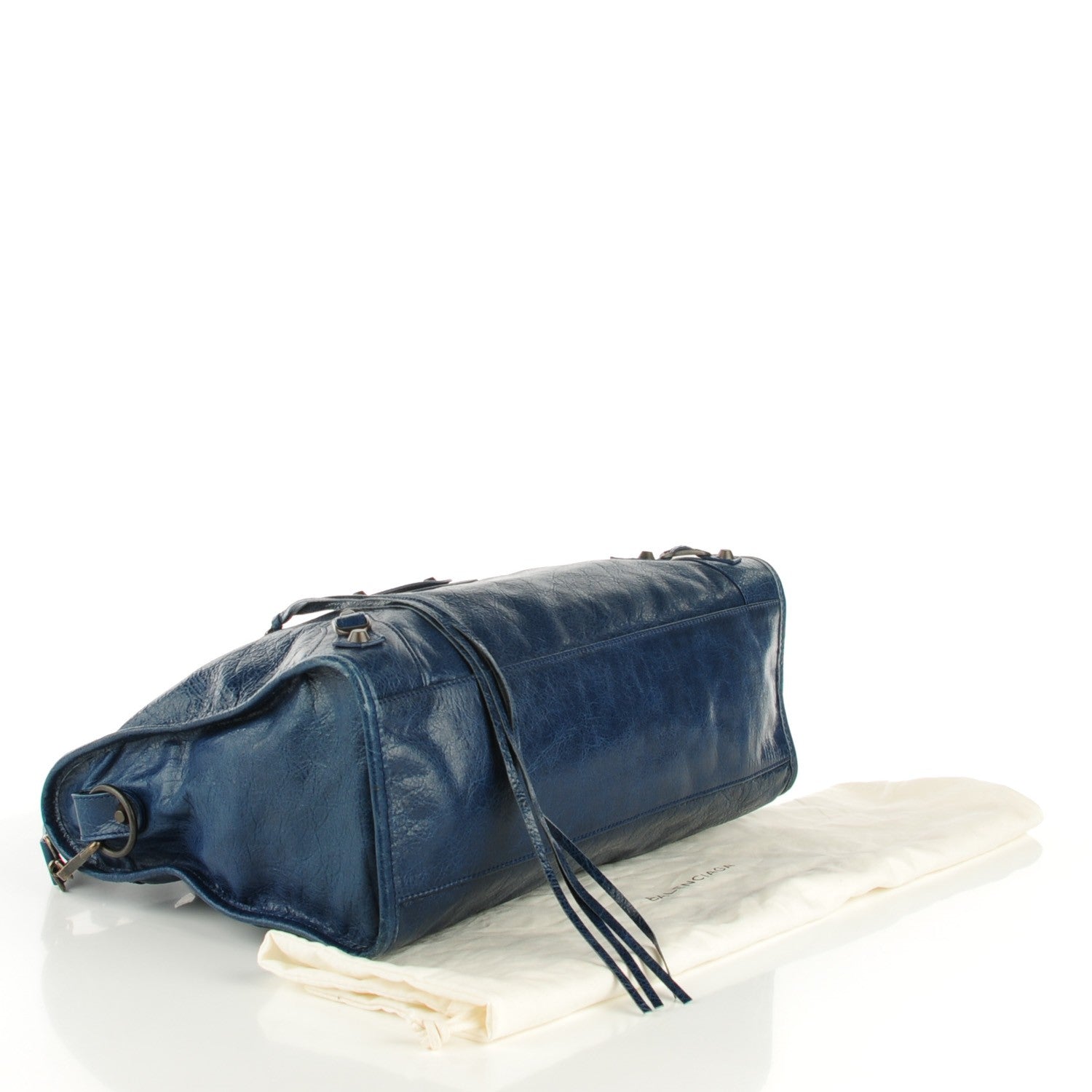 Balenciaga Agneau Classic Hardware City Bleu Mineral 4 of 7