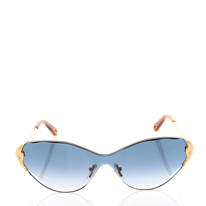 Chloe Metal Cat Eye Sunglasses CE163S Gold 2 of 7