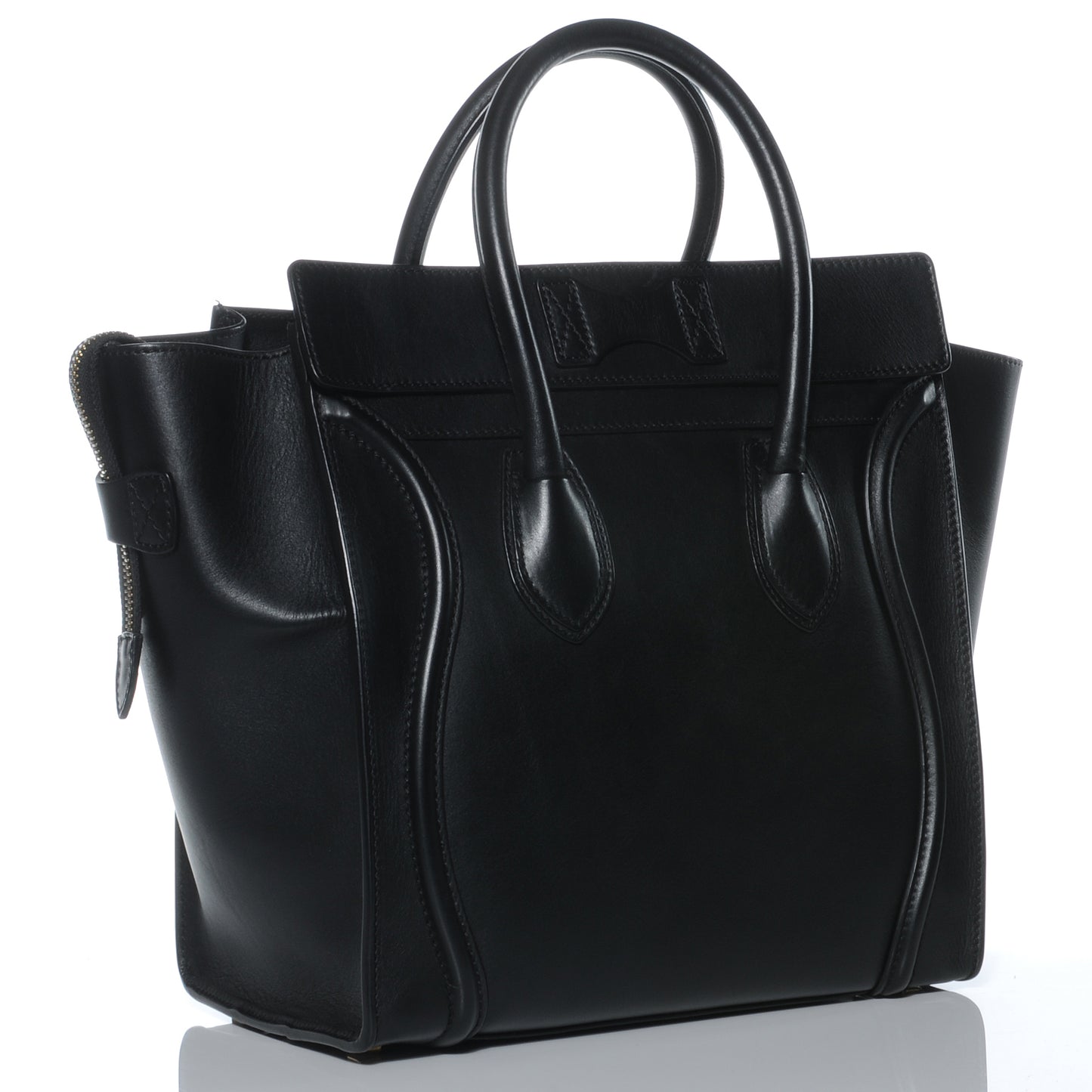 Smooth Calfskin Mini Luggage Black
