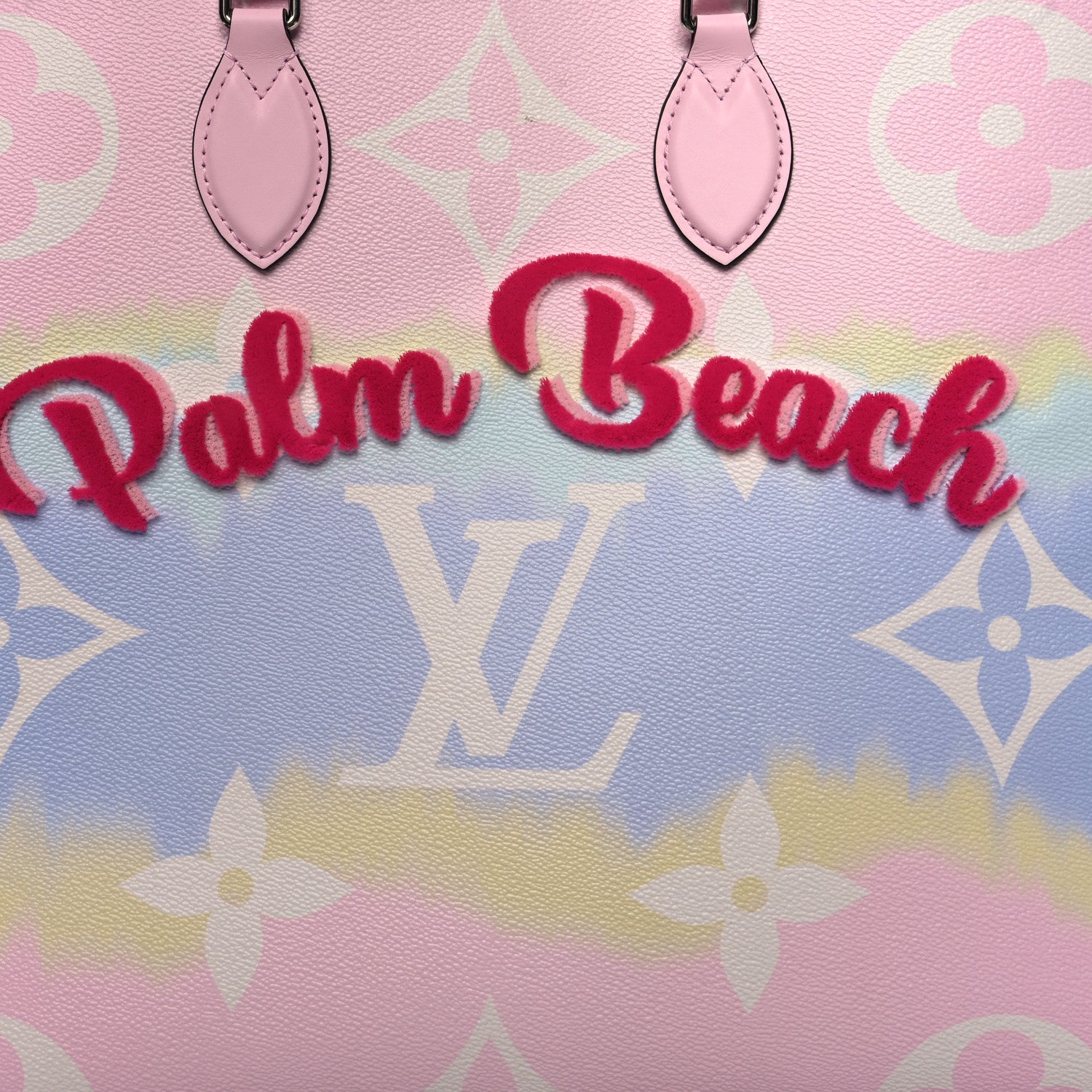 Louis Vuitton Monogram Escale Palm Beach Onthego GM Pastel 9 of 15