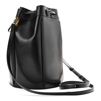 Saint Laurent Smooth Calfskin Medium Talitha Bucket Bag Black 3 of 9
