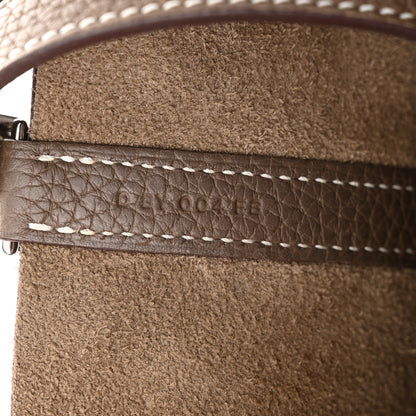 Hermes Taurillon Clemence Picotin Lock 22 MM Etoupe 7 of 11