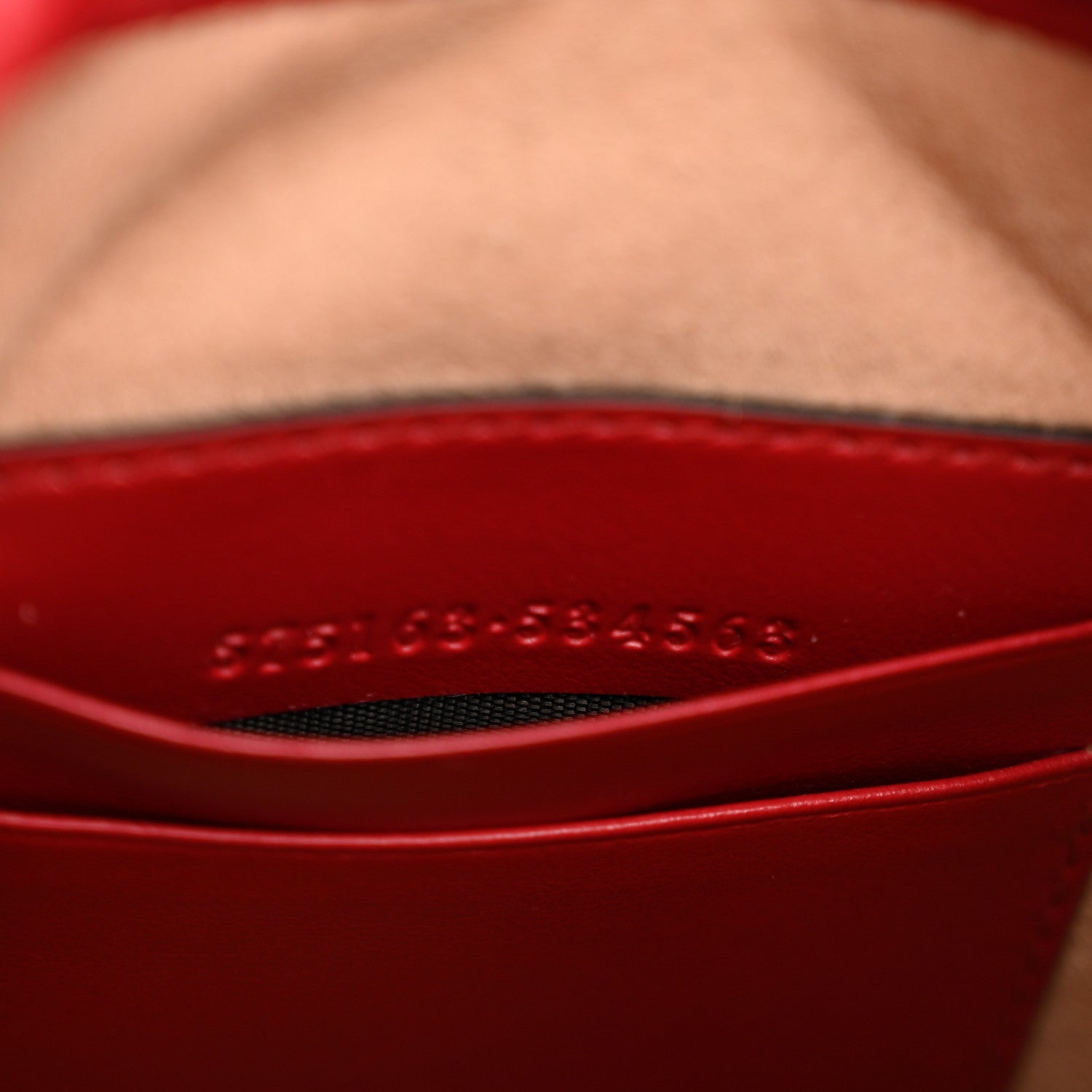 Gucci Calfskin Matelasse Mini GG Marmont 2.0 Bucket Bag Hibiscus Red 7 of 11