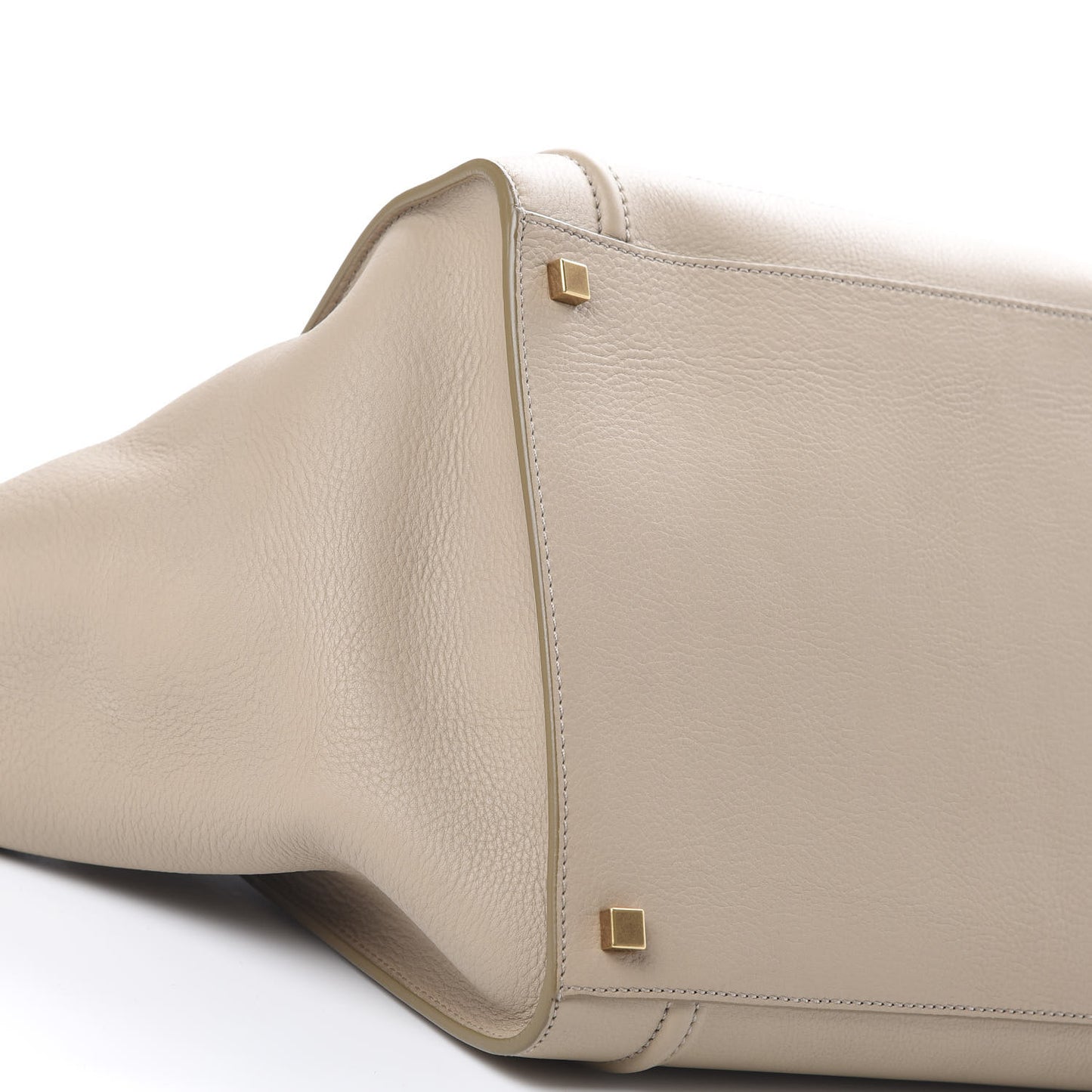 Supple Calfskin Medium Phantom Luggage Beige