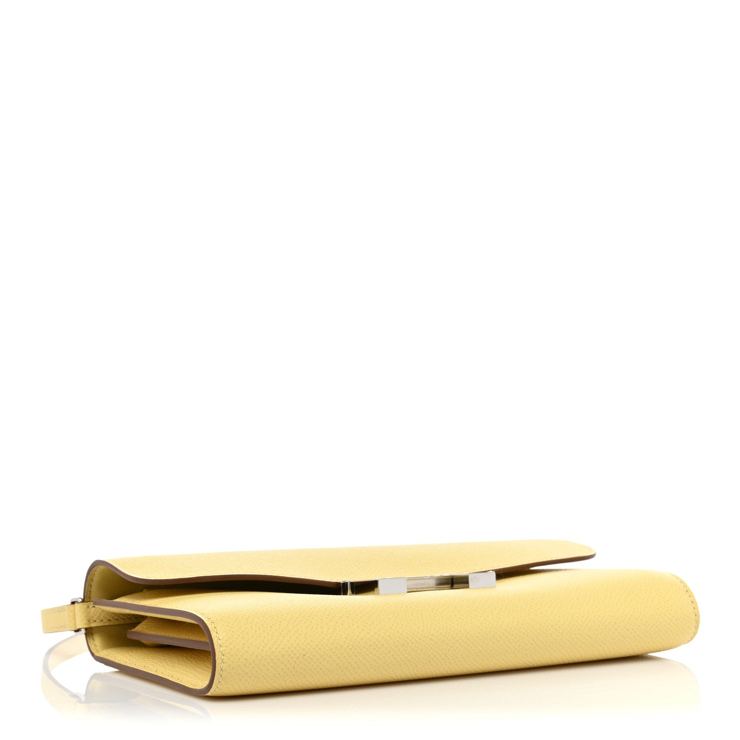 Hermes Epsom Constance Long Wallet To Go Wallet Jaune Poussin 4 of 9