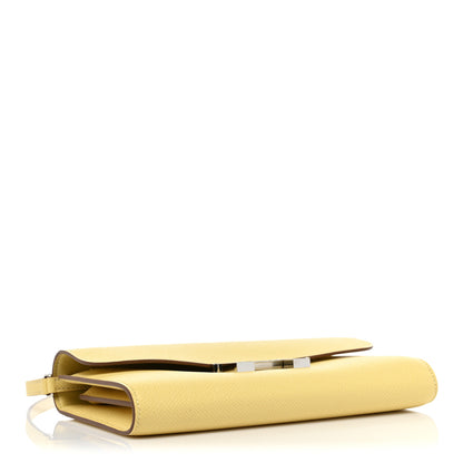 Hermes Epsom Constance Long Wallet To Go Wallet Jaune Poussin 4 of 9