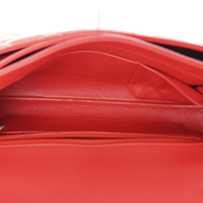 Chanel Lambskin Quilted Large Geometric Flap Red 5 of 13