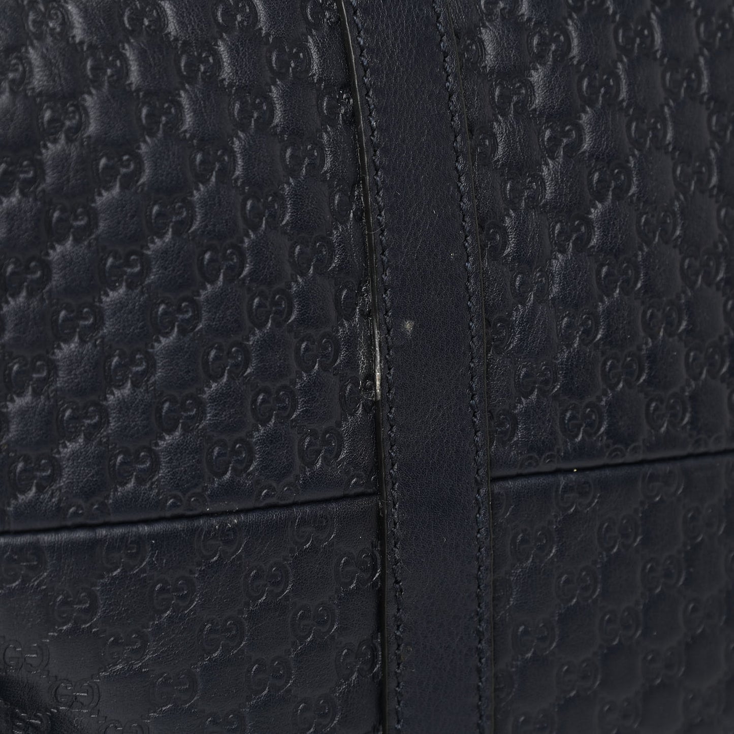 Microguccissima Medium Boston Navy