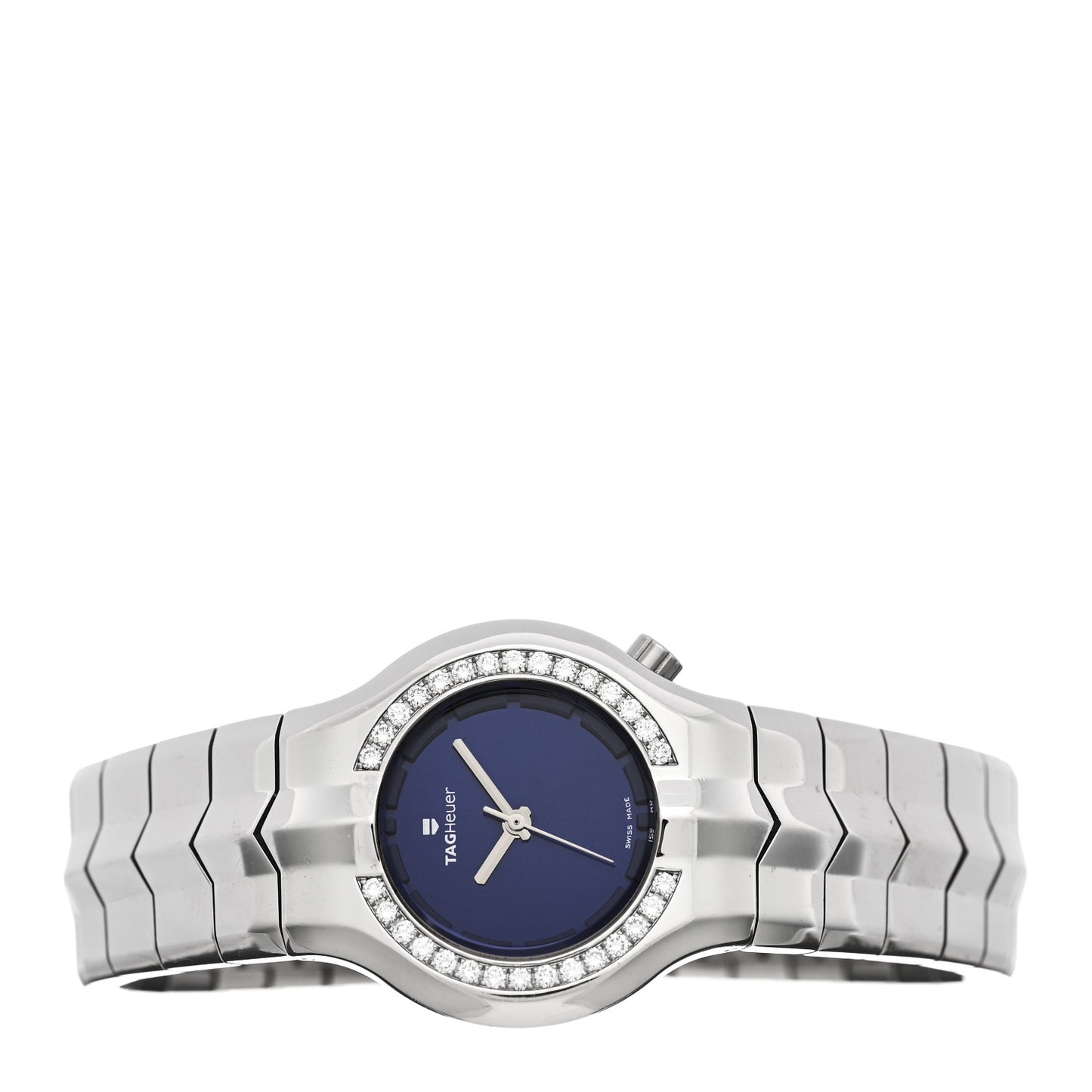 Stainless Steel Diamond Bezel 29mm Alter Ego Quartz Watch Blue WP1316