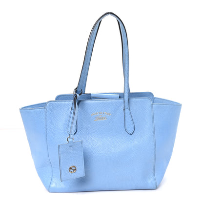 Gucci Dollar Calfskin Small Swing Tote Mineral Blue 1 of 9